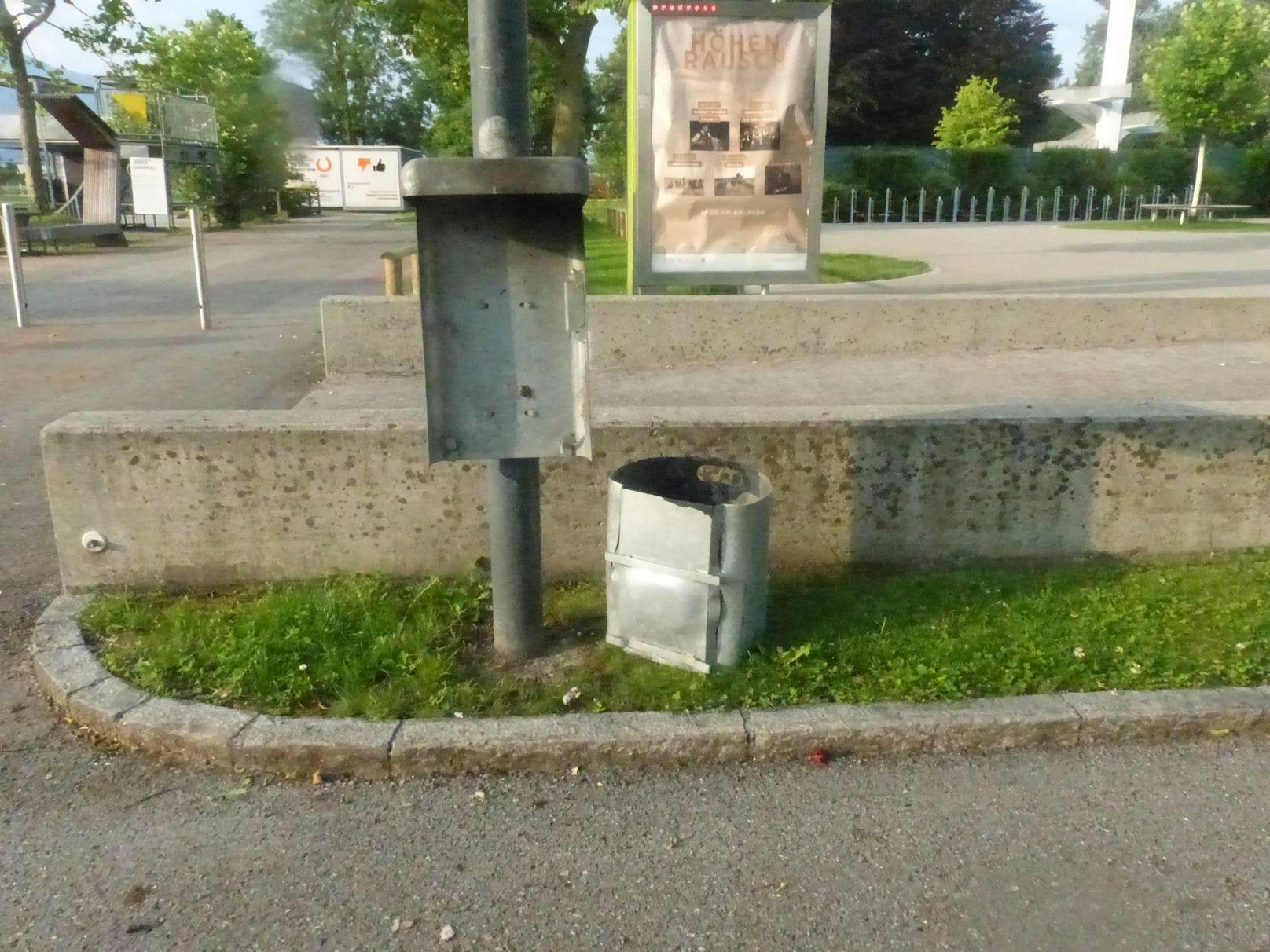 Im Nahbereich des Bundesgymnasiums in Lustenau häufen sich die Fälle von Vandalismus. 