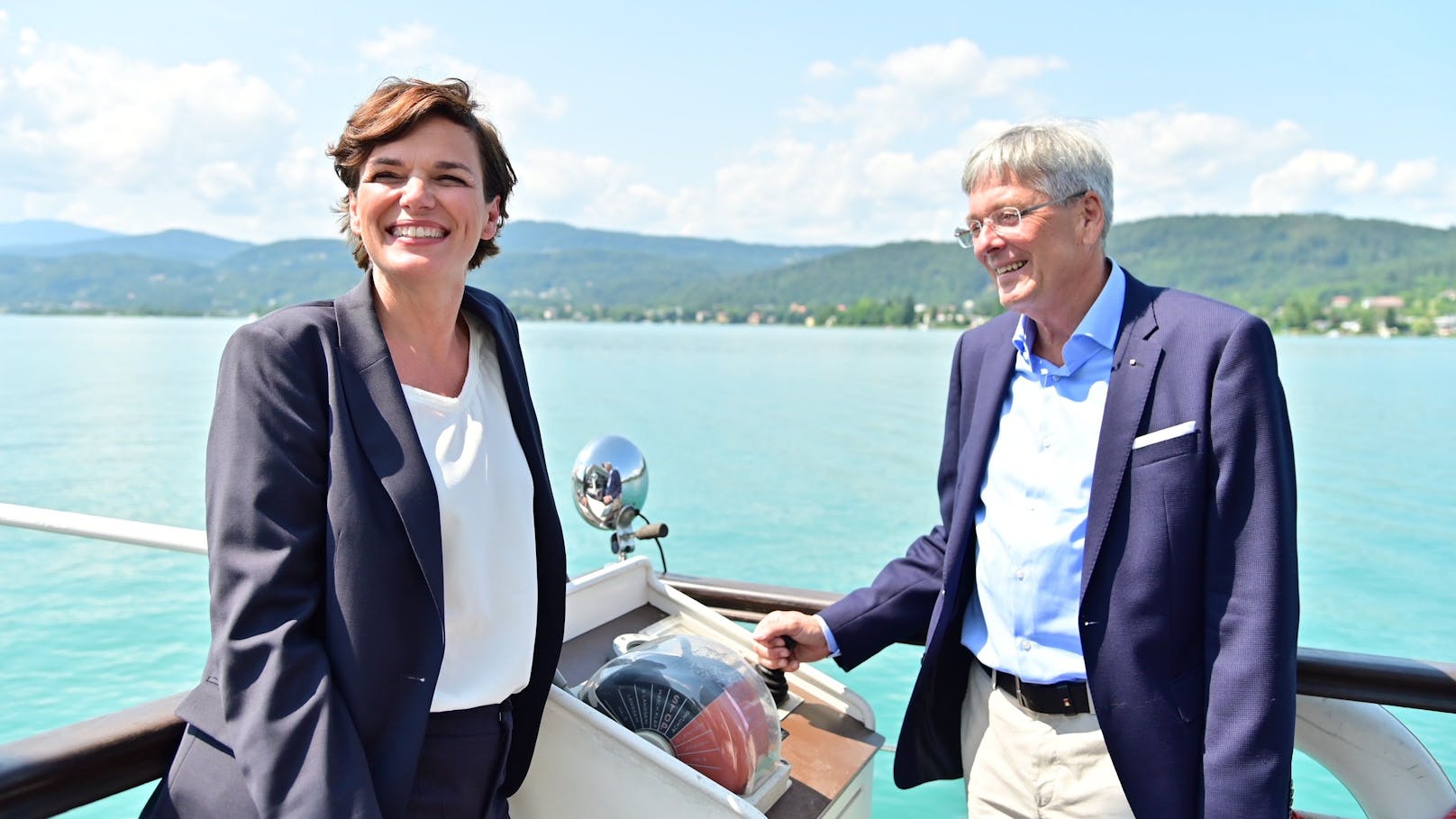 Rendi-Wagner stach nach dem Friedensgipfel mit Peter Kaiser in See.