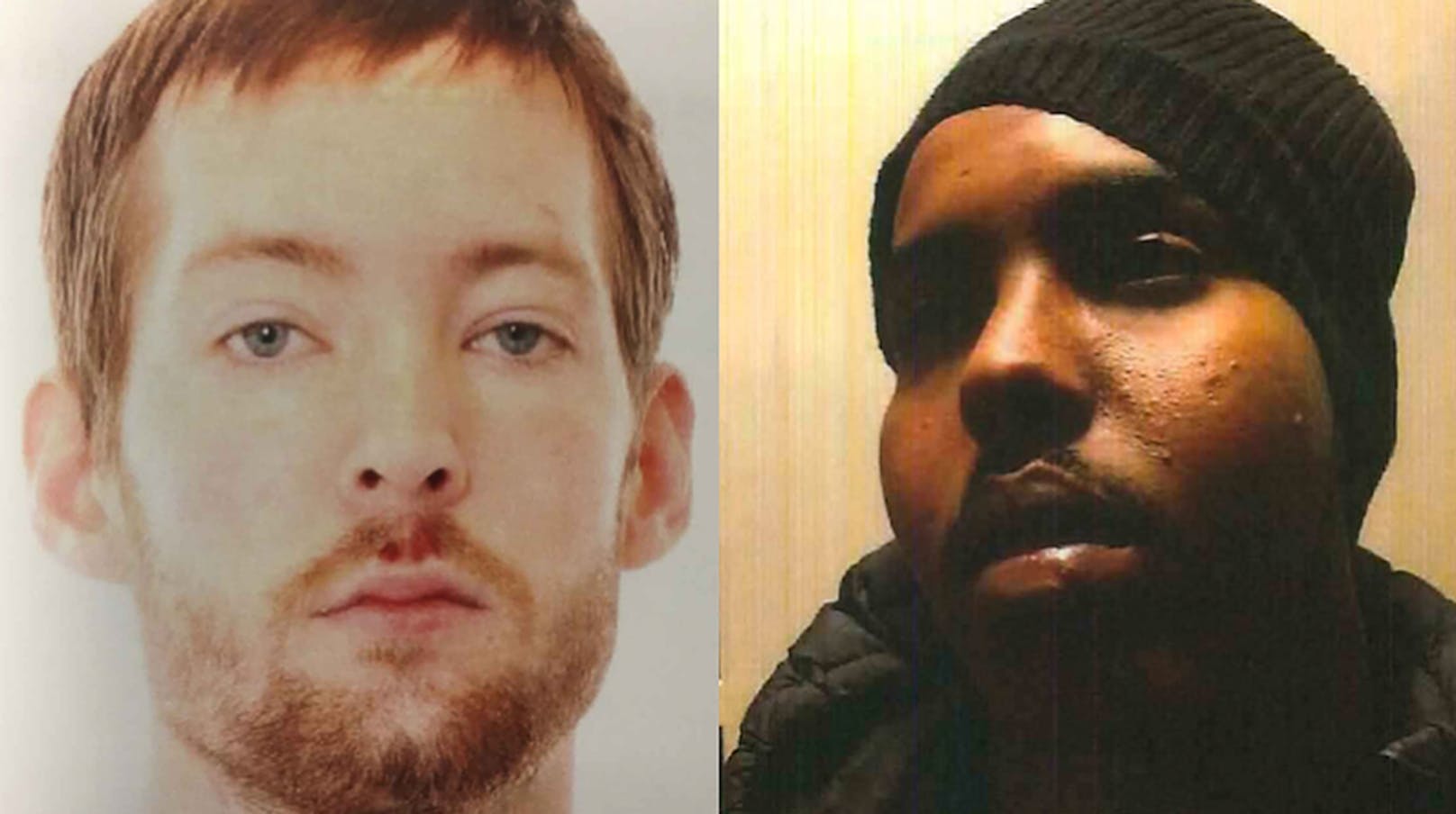 Das sind die beiden Geiselnehmer.&nbsp;Laut schwedischen Medien handelt es sich bei den Insassen um zwei wegen Mordes verurteilte Verbrecher: Isak D. (30) und Haned Mahamed A. (24).