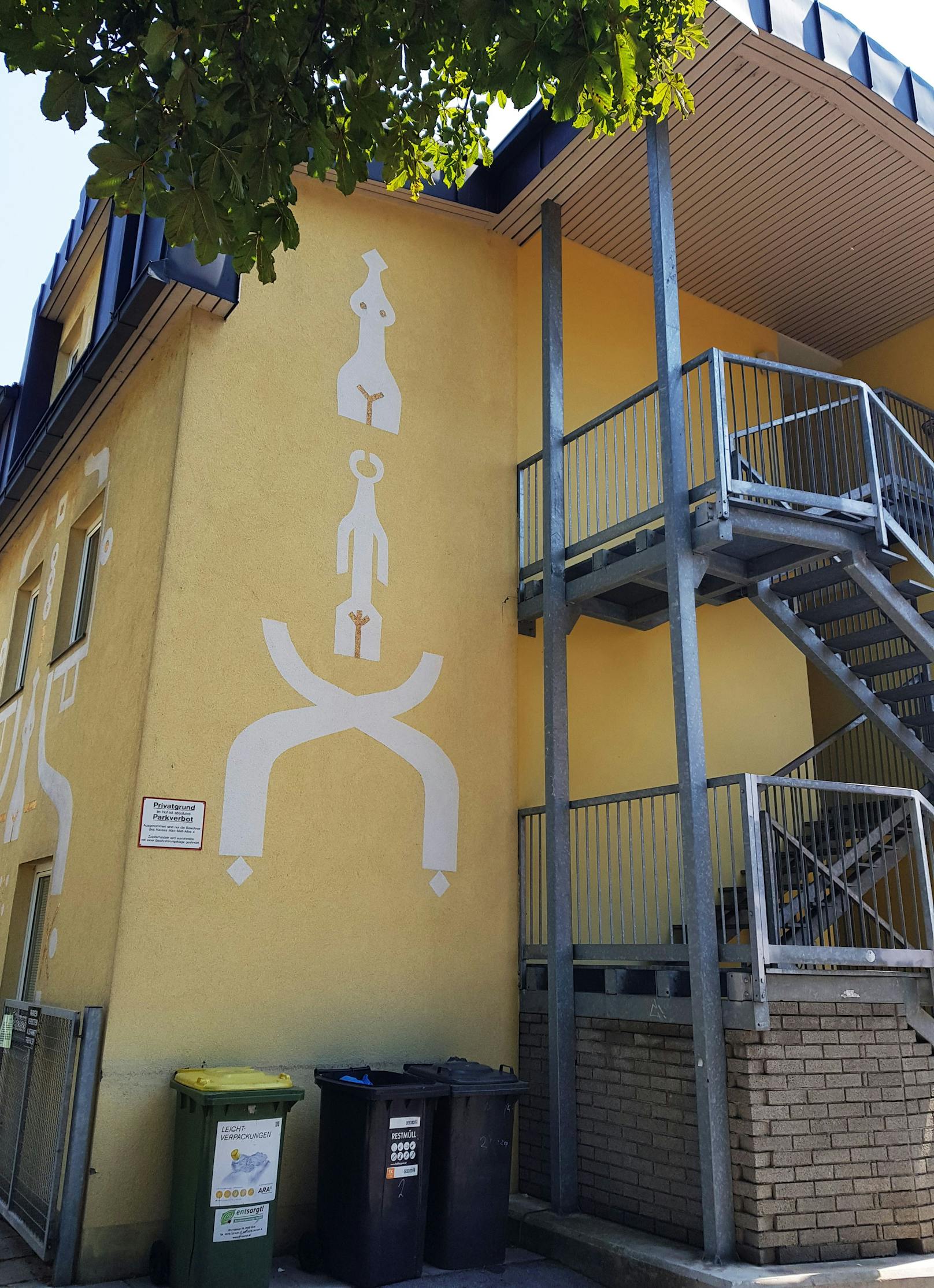 Mordalarm in Graz: Eine 17-jährige Schwangere ist am 20. Juli tot in diesem Wohnhaus aufgefunden worden.