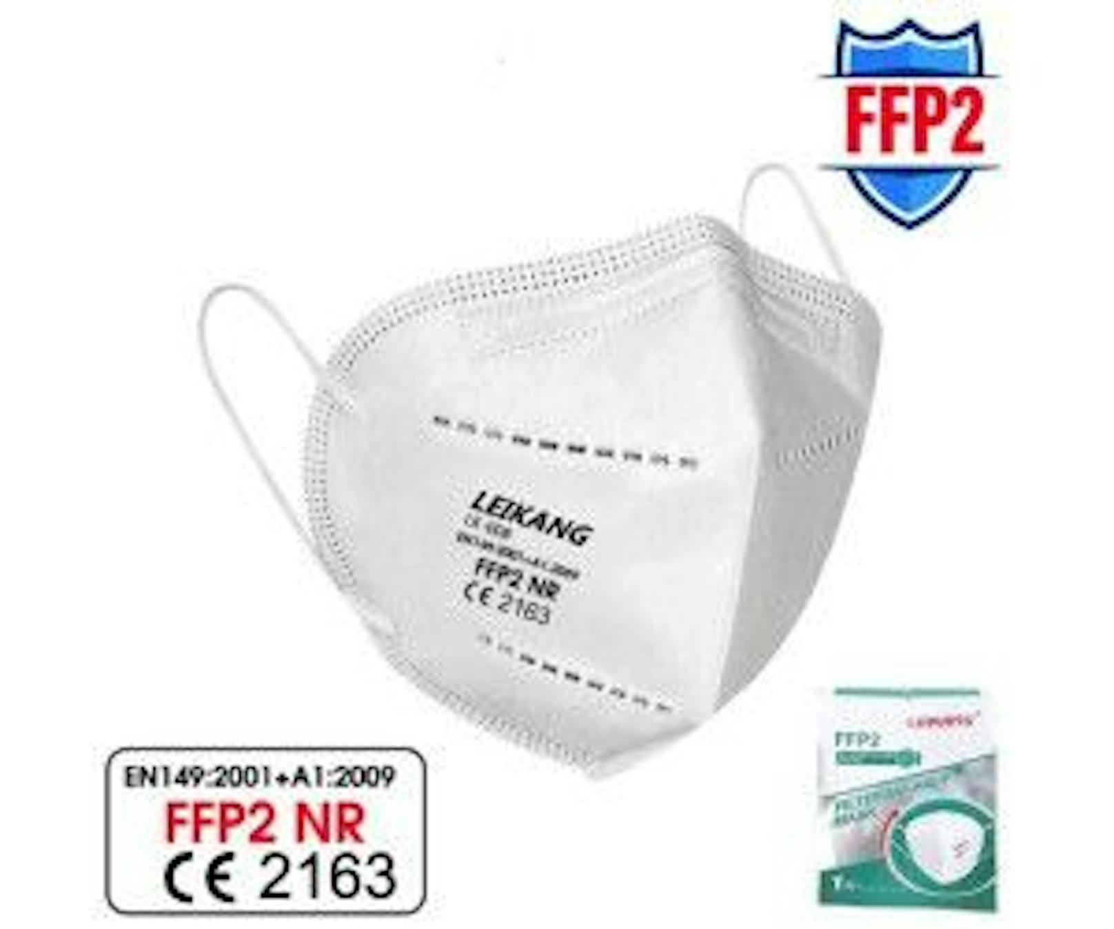 Leikang Partikelfiltrierende Halbmaske FFP2 NR LK-008