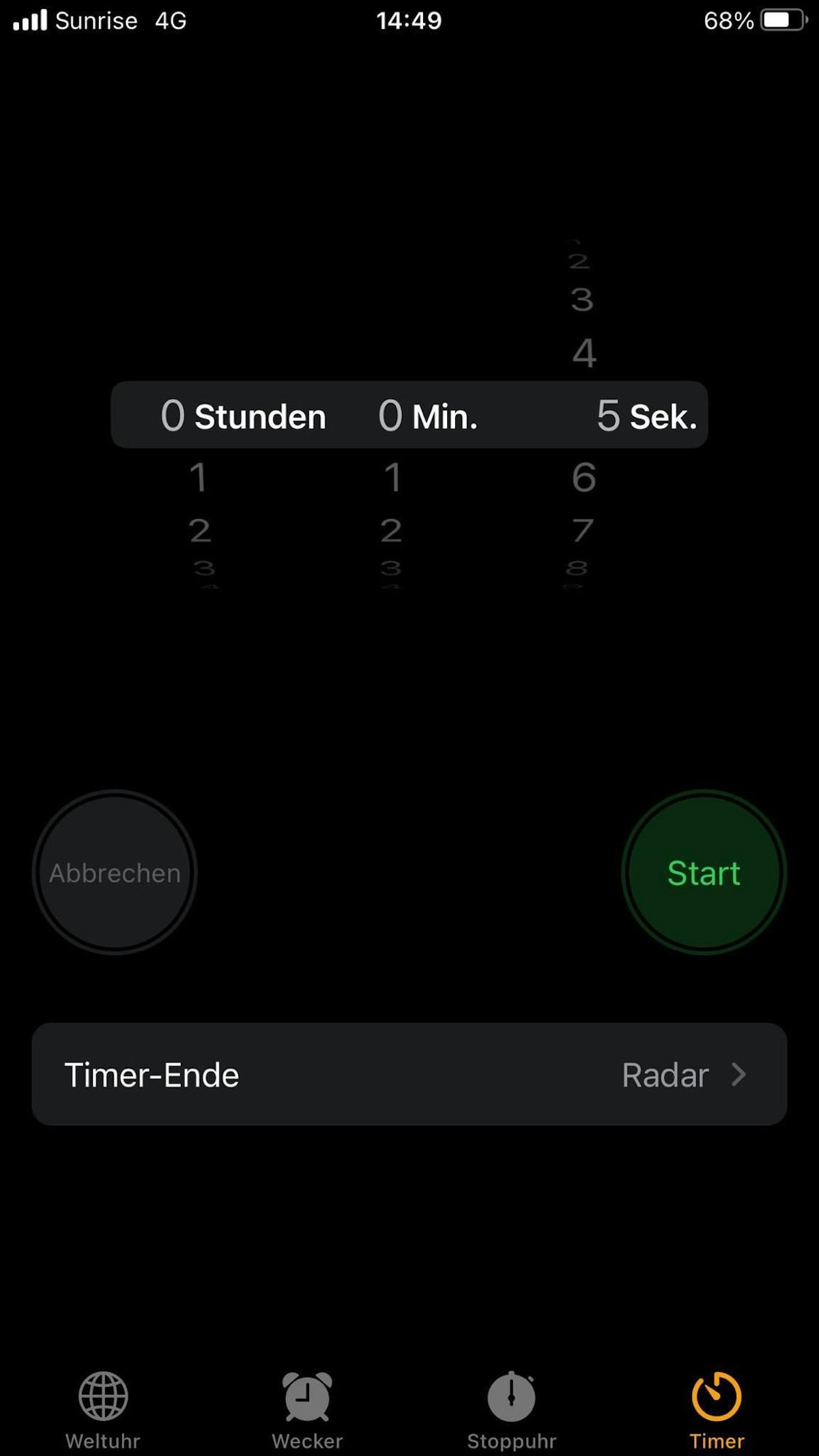 Wer einen 4-Sekunden-Timer stellt, stellt eigentlich einen 5,5-Sekunden-Timer.