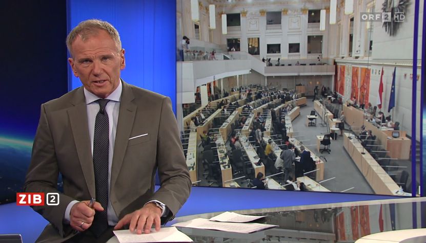 ORF-Star Armin Wolf in der "Zeit im Bild 2"