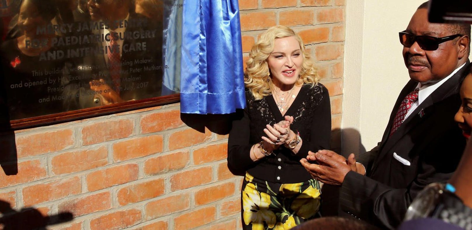 Madonna eröffnete in Malawi ein Kinderspital