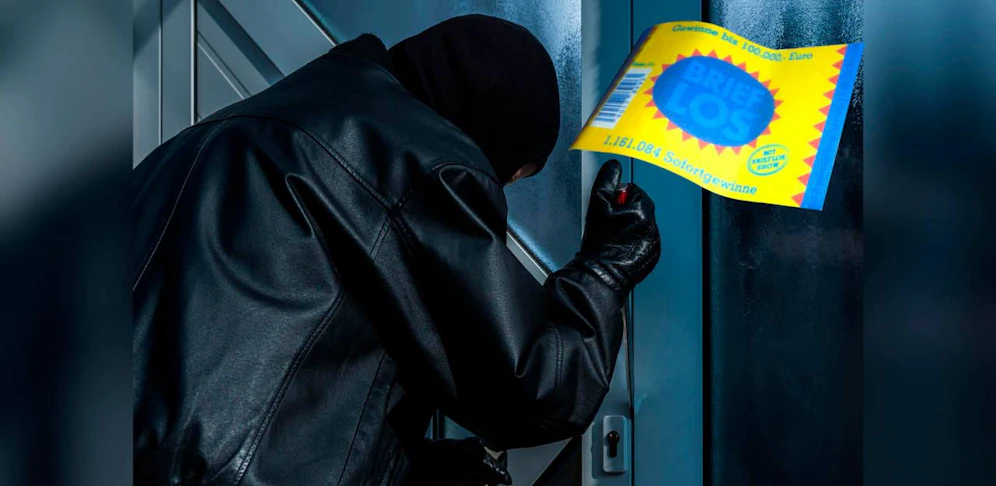 Die beiden Männer stahlen 75 Brieflose, hatten aber kein Glück und wurden wenig später gefasst. 