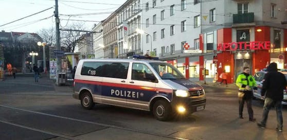 Polizeieinsatz in Wien (Symbolbild). 