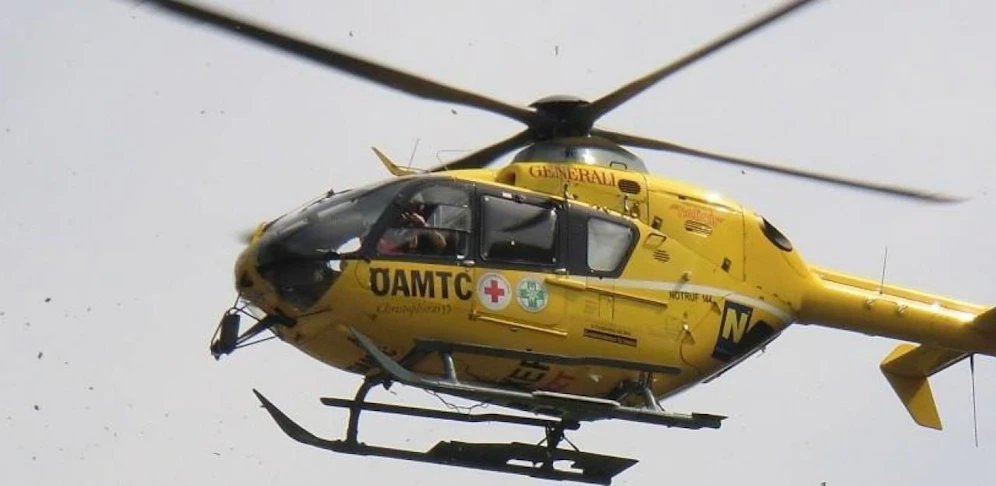 Der Mann wurde mit dem Notarzthubschrauber ins St. Pöltener Spital geflogen.