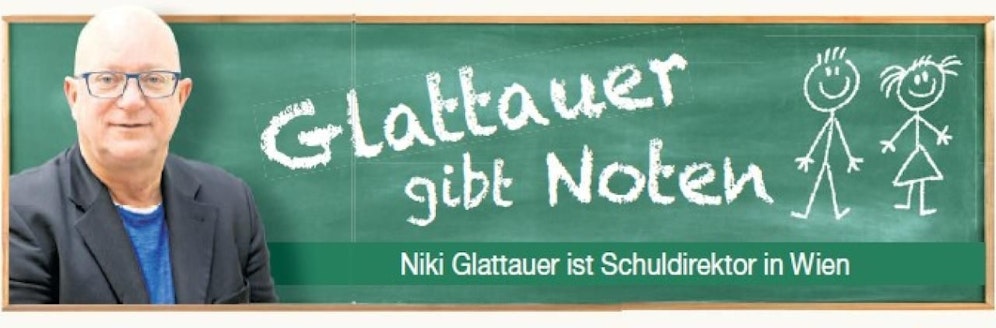 Glattauer gibt Noten: Die Kolumne jeden Montag in "Heute".