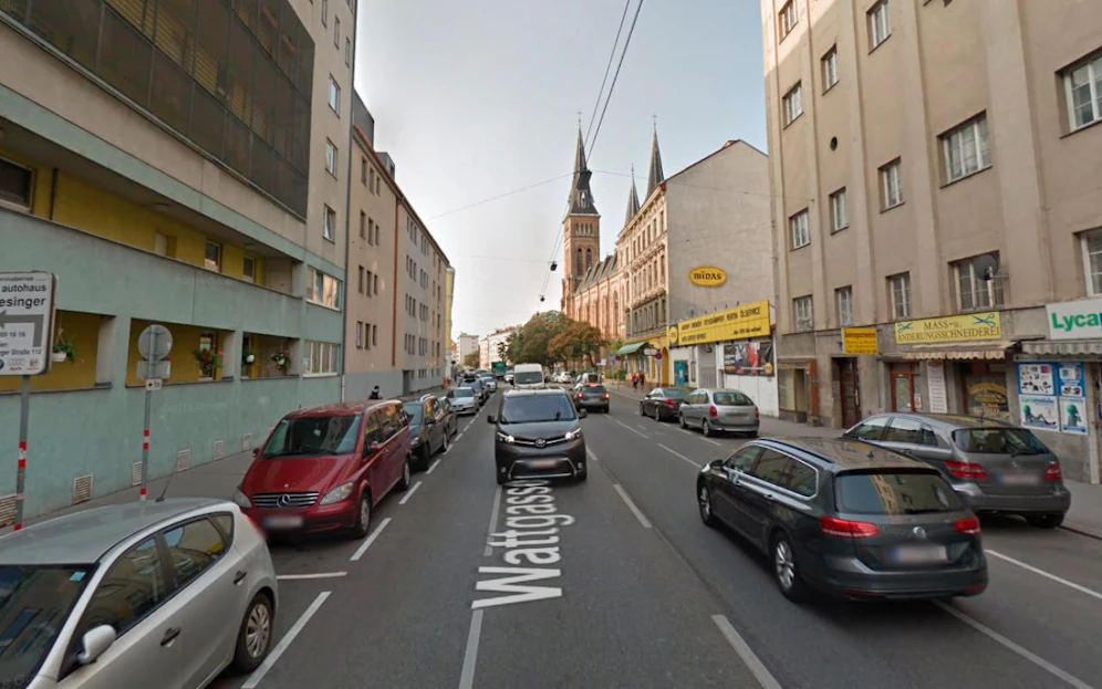 Aufnahme der Wattgasse in Wien-Ottakring. Symbolbild
