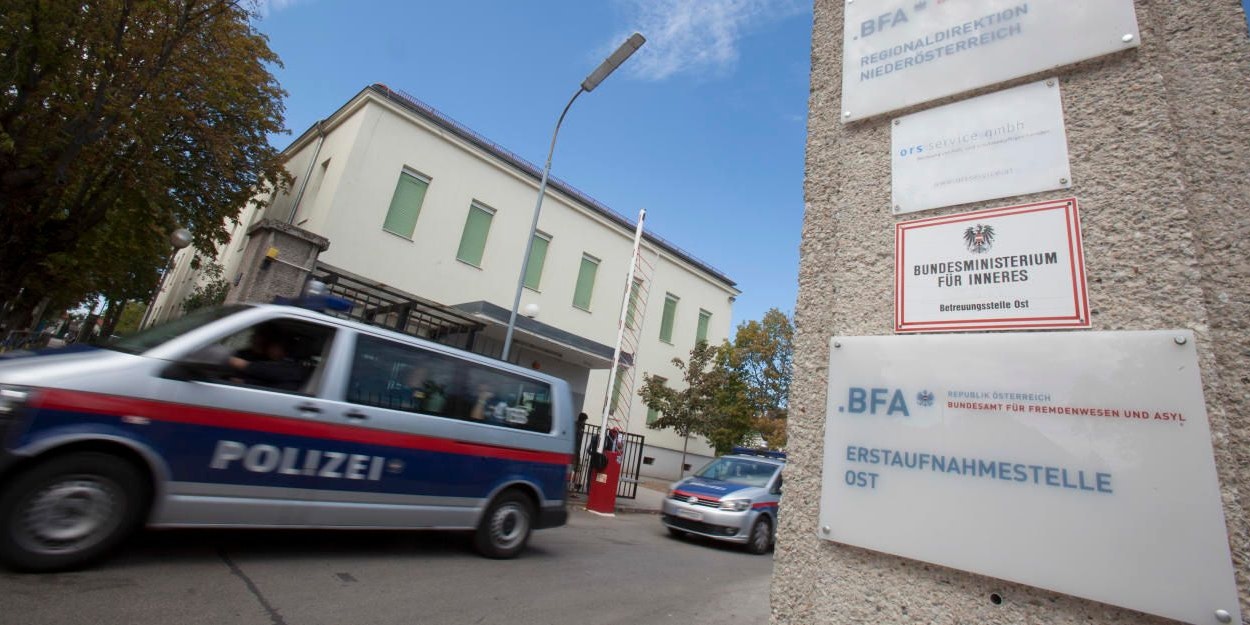 Symbolfoto des Asylzentrums in Traiskirchen.