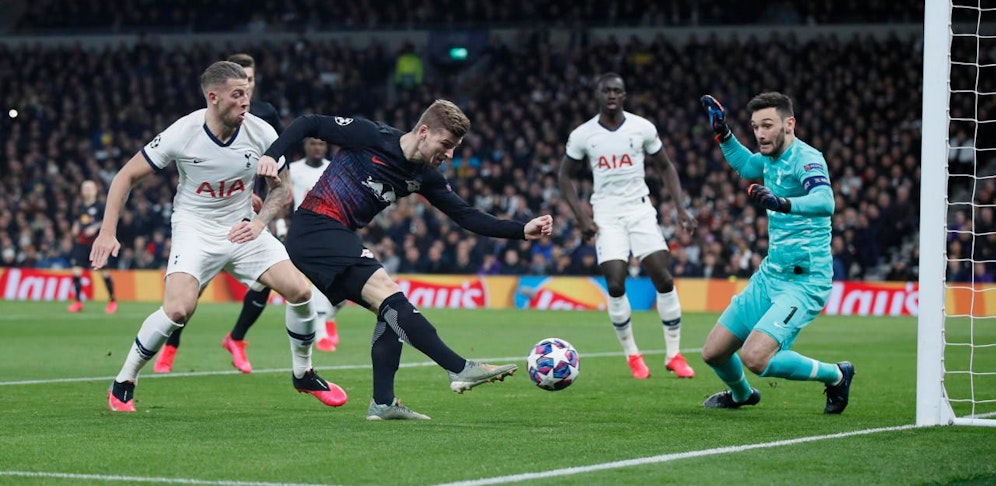Timo Werner scheitert an Hugo Lloris