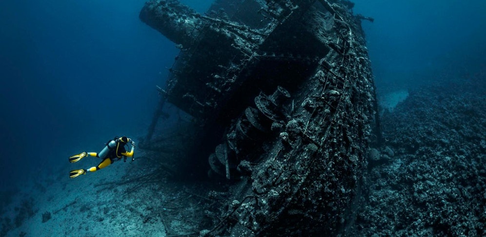 Eine Steirerin ist nach einem Tauchgang zu einem Schiffswrack verstorben.