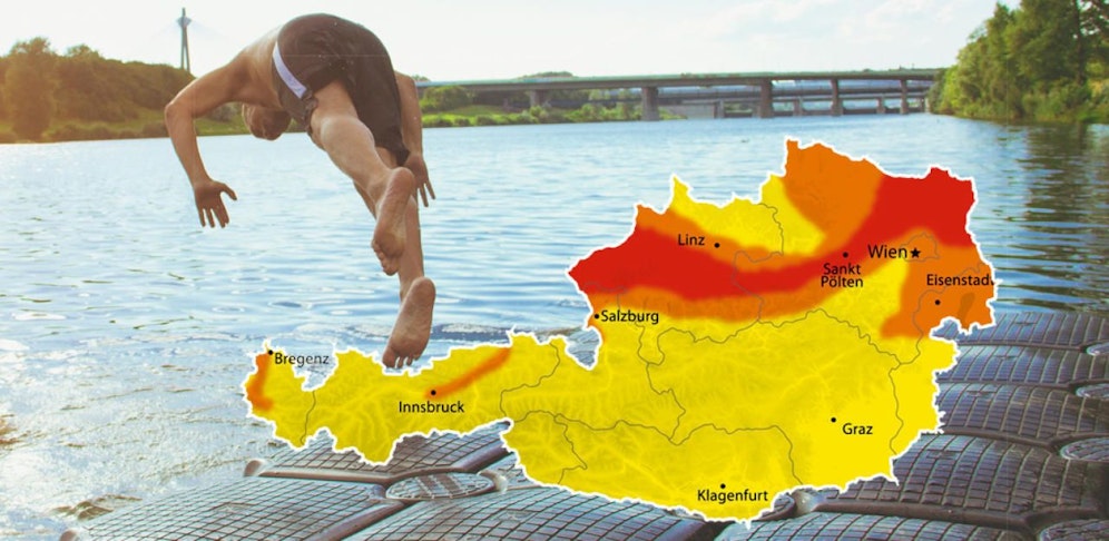 37,6 Grad wurden vom Wetterdienst "ubimet" in Haag gemessen.