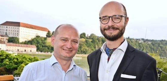 Detlef Wimmer (re.) scheidet aus der Politik aus, Markus Hein wird Vize-Bürgermeister.