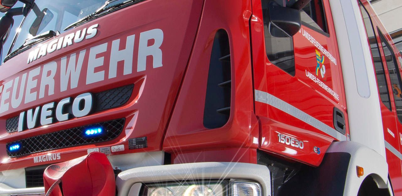 Die Feuerwehr rückte aus.
