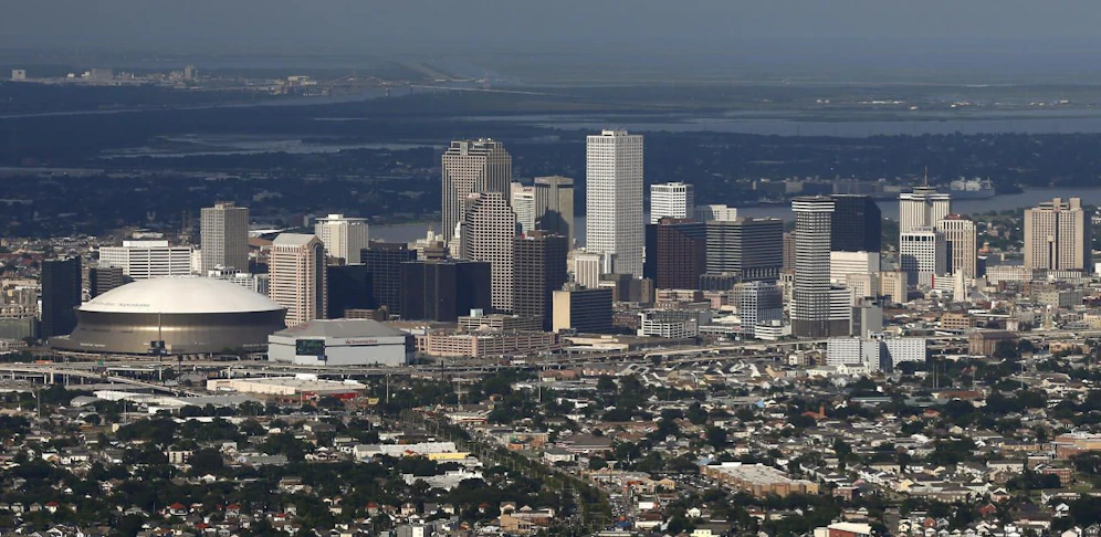 Die Skyline von New Orleans