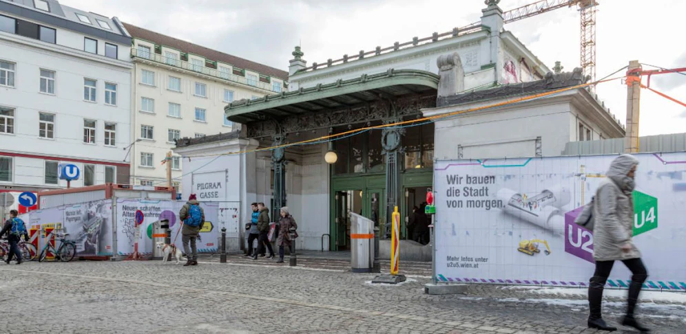 Die U4-Station Pilgramgasse  bleibt ab 4. Februar geschlossen.