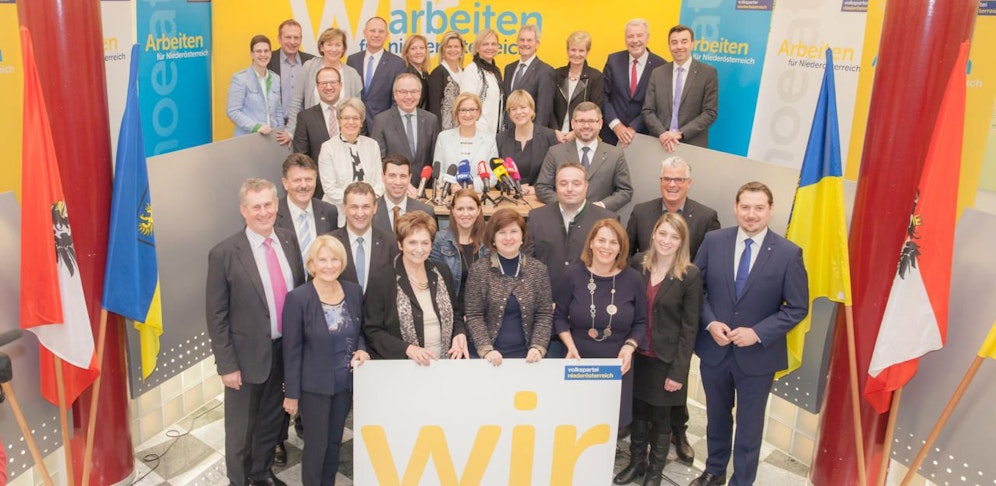 Landeshauptfrau Johanna Mikl-Leitner präsentierte heute die Kandidaten der VPNÖ für die Landtagswahl im Jänner. 