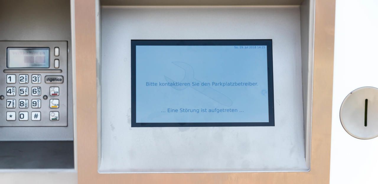 Heute.at - Urfix: Park-Automat schon am zweiten Tag kaputt