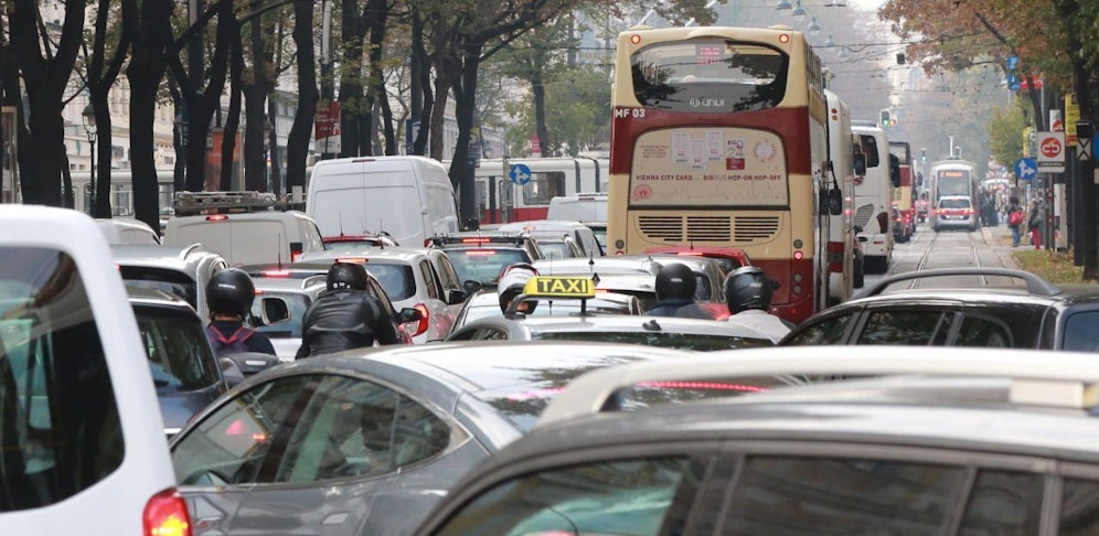 Für Valentinstag ist das Verkehrschaos in Wien bereits vorprogrammiert