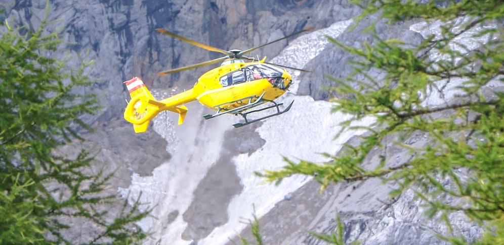 Die Frau musste aus rund 1.350 Seehöhe gerettet werden.