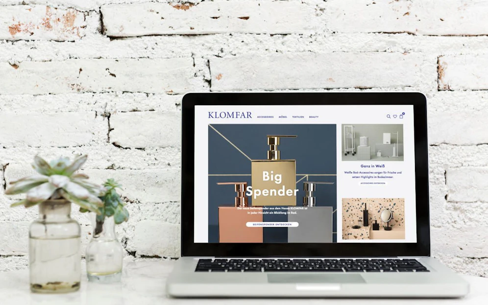 Elegante und hochwertige Bad-Accessoires regionaler Produzenten gibt es bei Klomfar jetzt auch im Onlineshop.