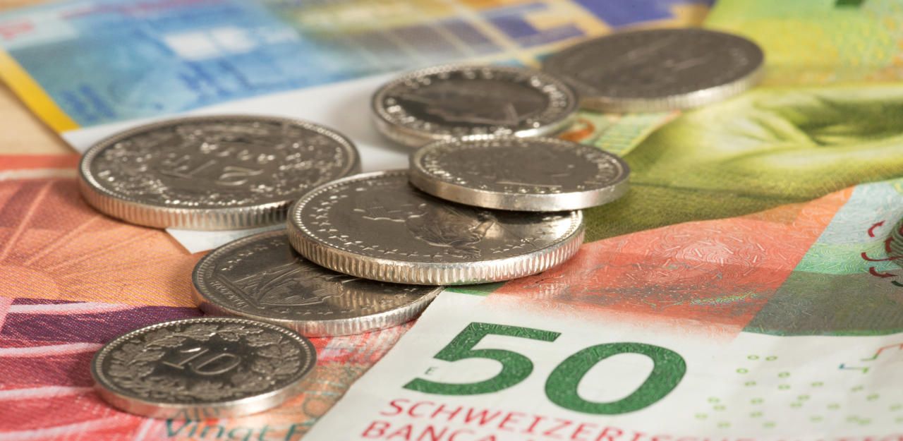 Der Schweizer Franken erreichte am Dienstag ein Rekordhoch.