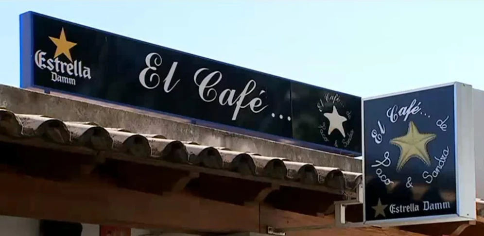 In diesem Cafe haben sich die Szenen abgespielt.