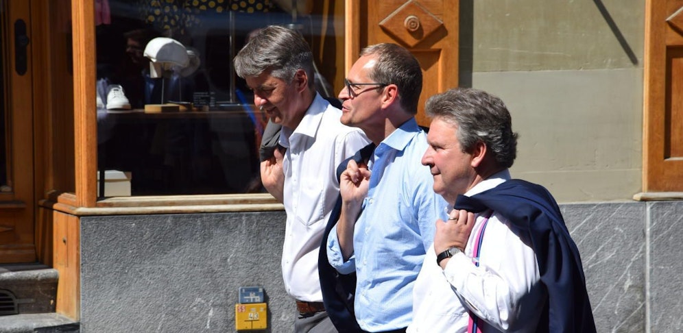 Wiens Bürgermeister Ludwig beim trilateralen Gipfeltreffen in der Schweiz