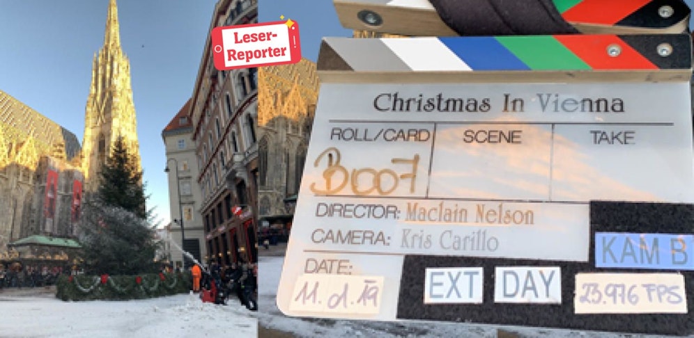 Chrismas in Vienna Dreh 11.12.2019