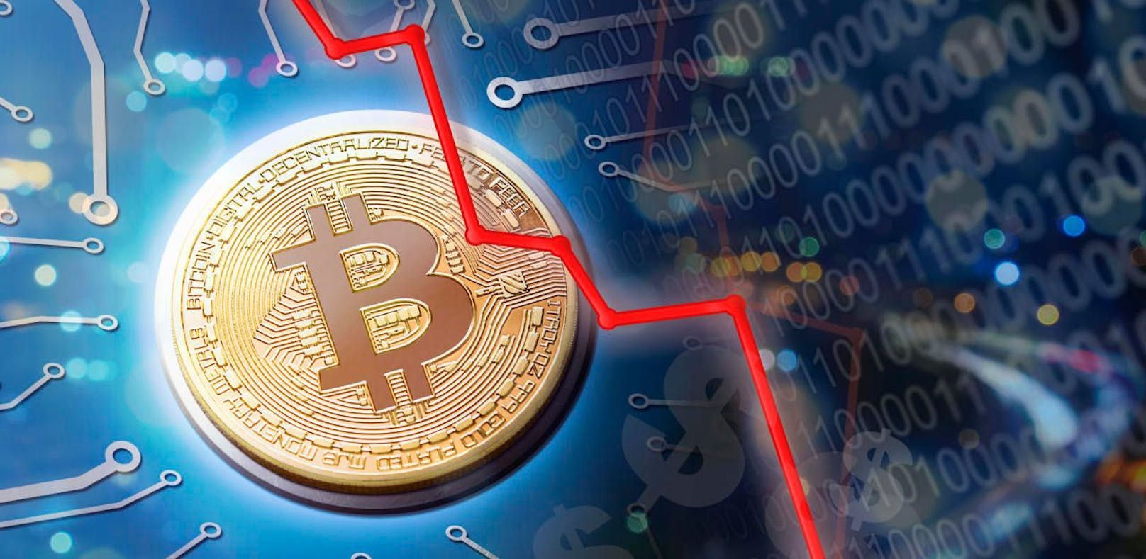 Bitcoin im freien Fall: Kurs kracht unter 8.000 Dollar