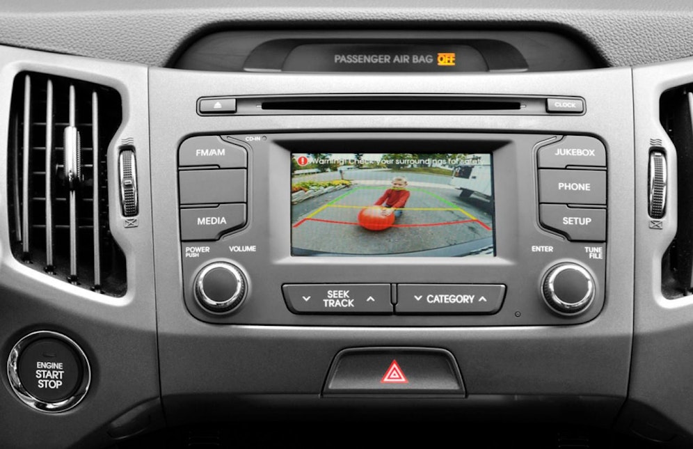 Eine Einparkhilfe. Symbolfoto