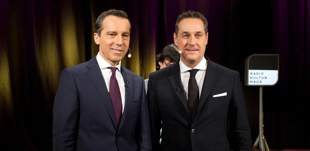 "Klartext": Bundeskanzler Christian Kern (SPÖ) und FPÖ-Chef Heinz-Christian Strache.