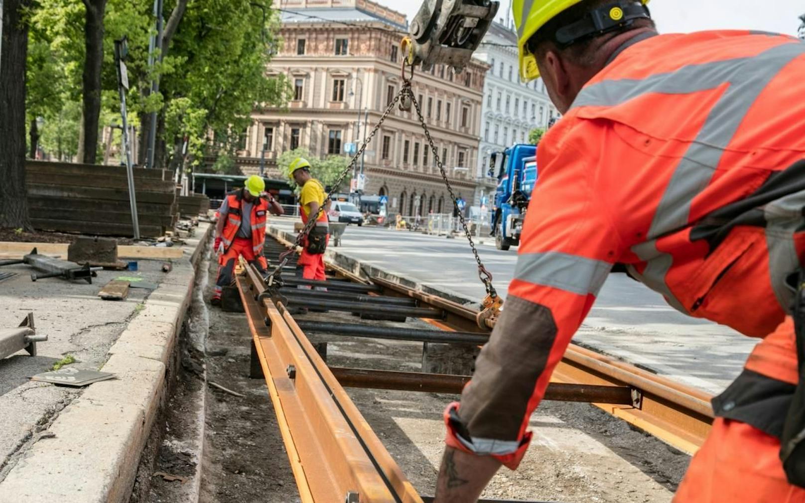 Die Wiener Linien starten heuer eine Infrastruktur-Offensive. Über 30 Gleisbauprojekte stehen auf dem Plan. 