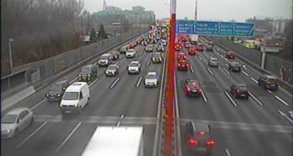 Die Asfinag Verkehrskameras zeigen das dichte Verkehrstreiben. 