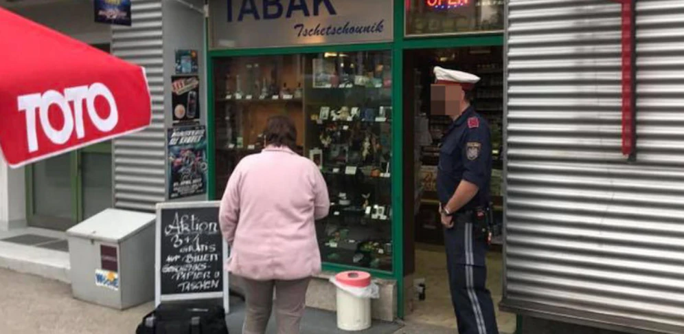 Eine Trafik in der Wiedner Hauptstraße in Wien-Margareten wurde überfallen. 