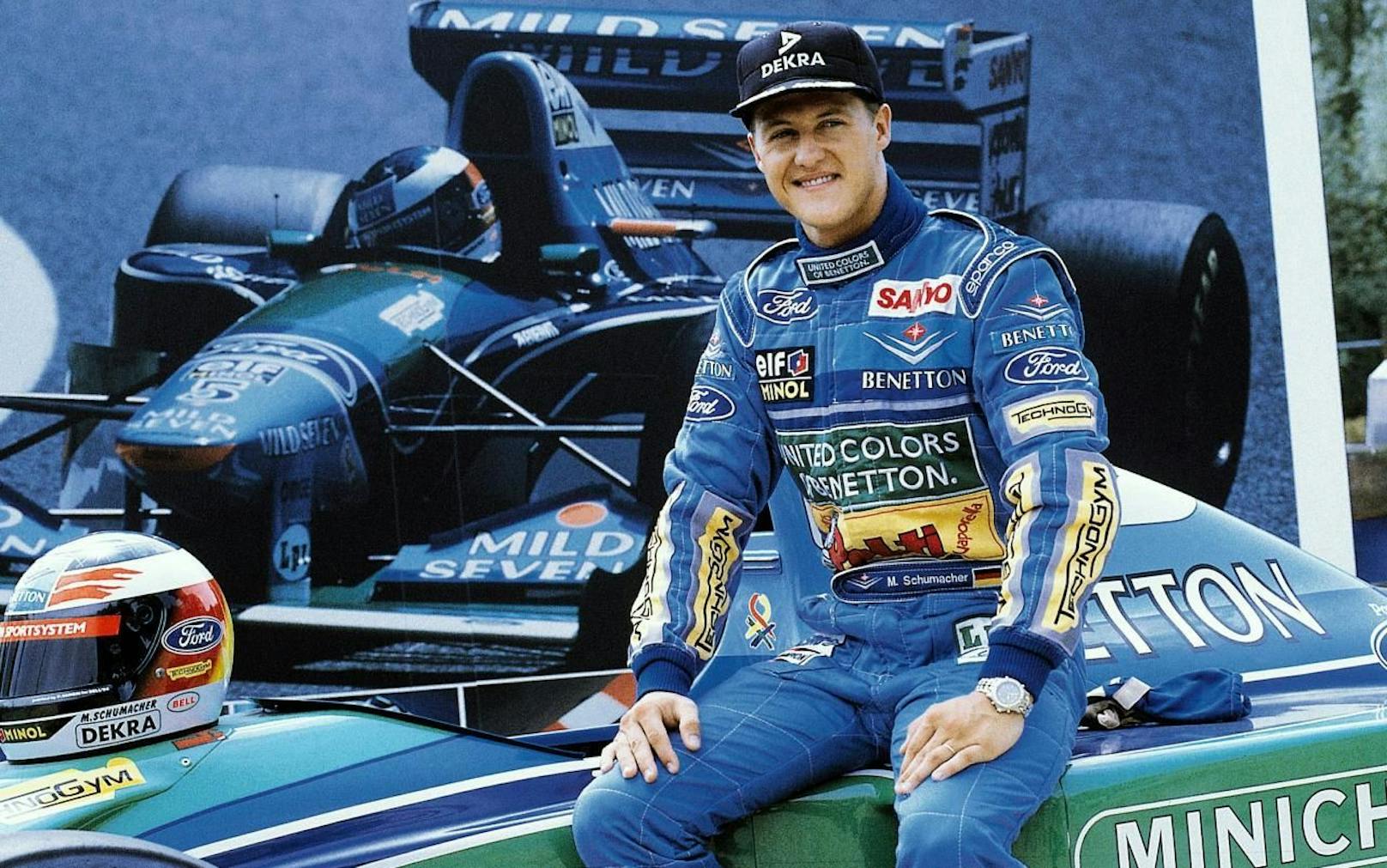 Schumacher hat seinen ersten Titel 1994 gewonnen.

