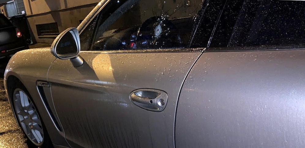 In diesem Porsche saß die 44-Jährige, als sie durch Schüsse getötet wurde.