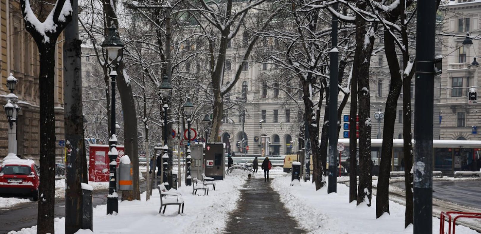 Wintereinbruch in Wien