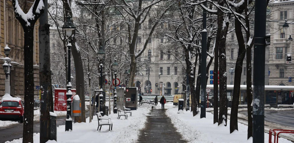 Wintereinbruch in Wien