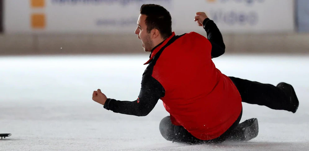 Der Moment des Triumphs: Österreich jubelt über Gold im Mannschaftsspiel, der Königsdiziplin der Eisstock-Schützen. 