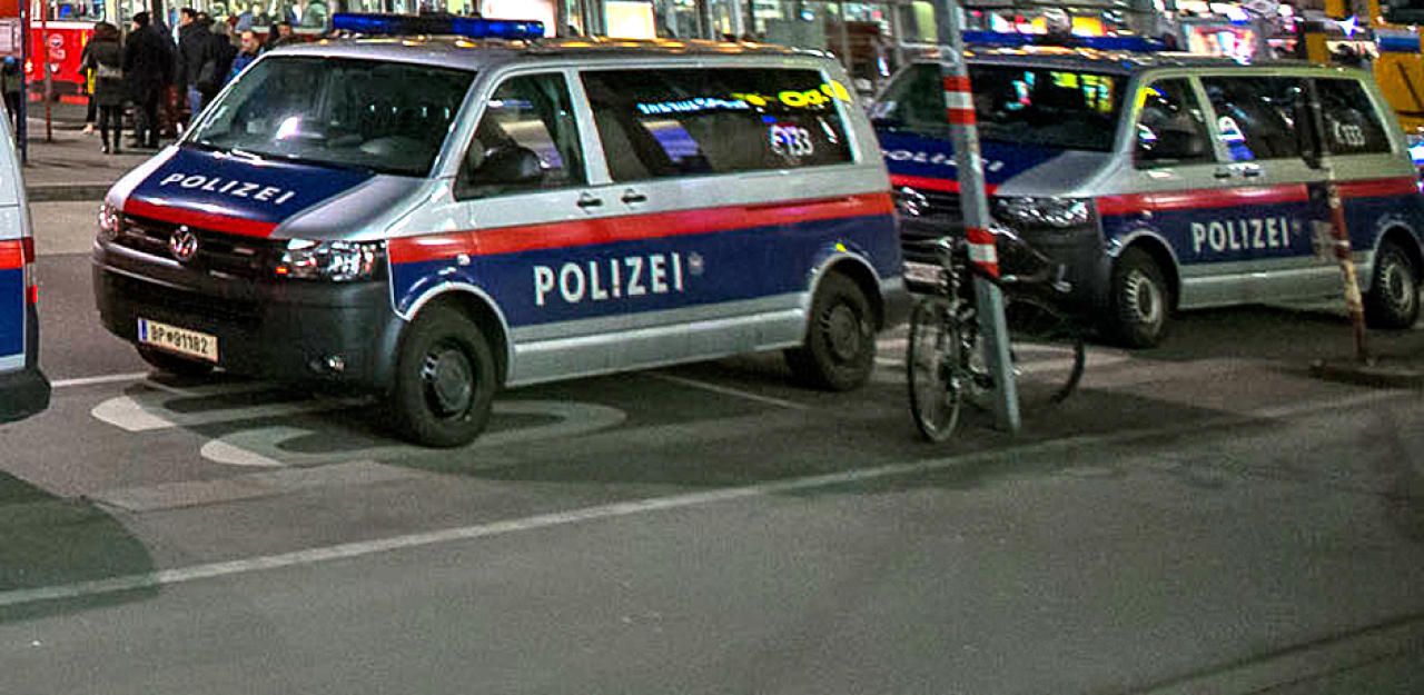 Archivbild eines Polizeieinsatzes in Wien.