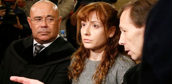 Estibaliz C. bei ihrem Prozess. Die 39-Jährige sitzt derzeit eine lebenslange Haftstrafe wegen zweifachen Mordes ab.