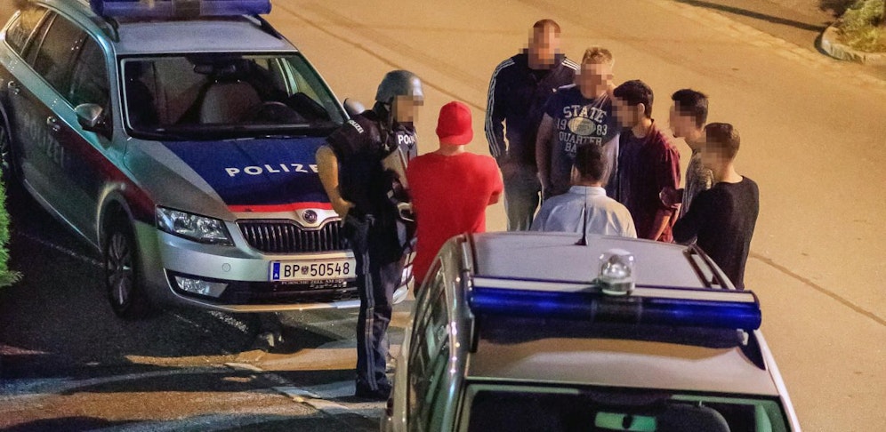 Das Einsatzkommando Cobra war ebenfalls vor Ort