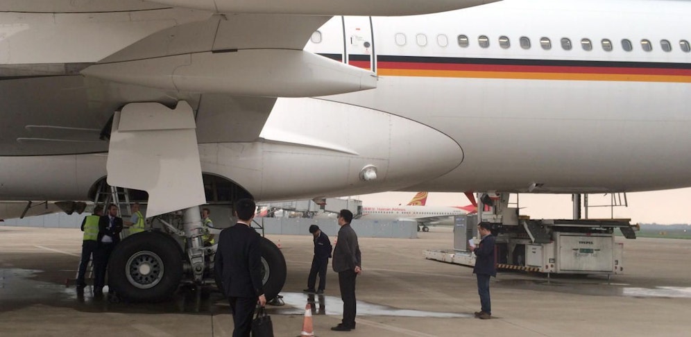 Der Flieger muss in den nächsten Tagen repariert werden. (Archivbild)