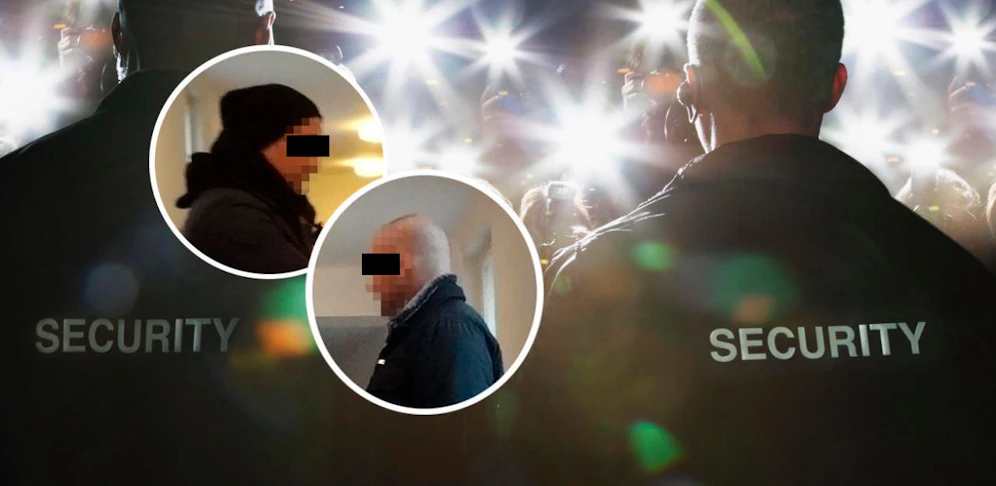 Die beiden Sicherheitskräfte mussten auf die Anklagebank.