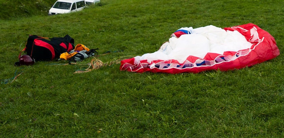 Bei der Landung kam es zu Schwierigkeiten.