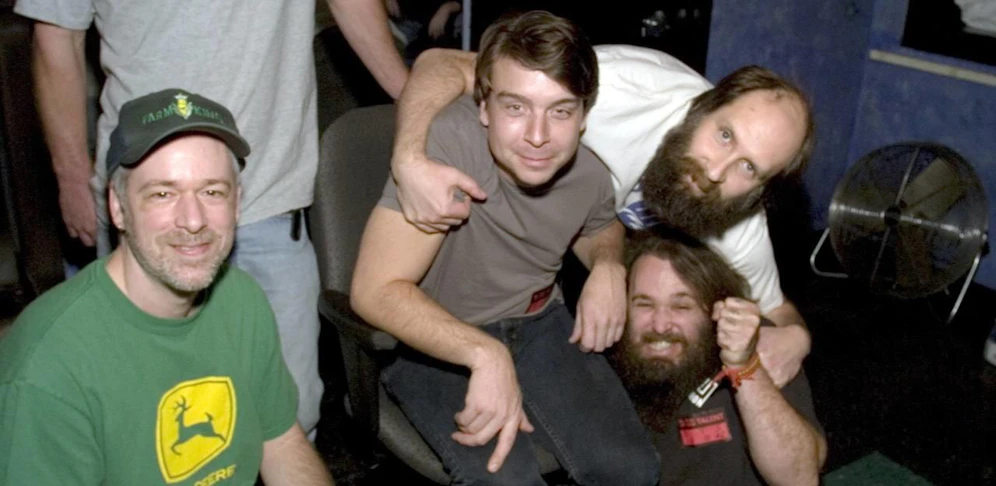 Built to Spill backstage vor einem Konzert in Washington, D.C. 2006. 