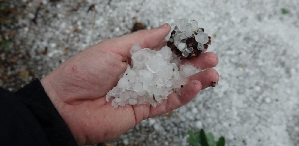 Der Hagel richtete in NÖ massive Schäden an.