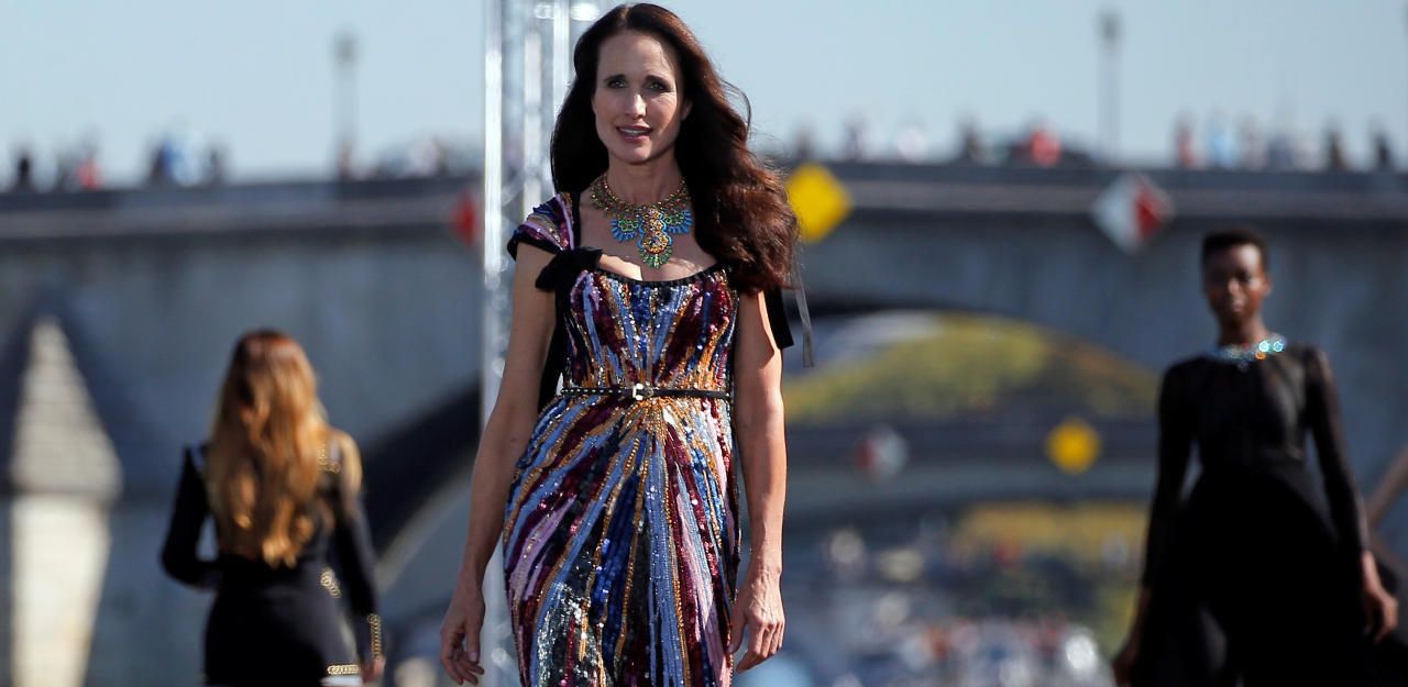 Heute.at - Andie MacDowell (60) feiert ihr Model-Comeback
